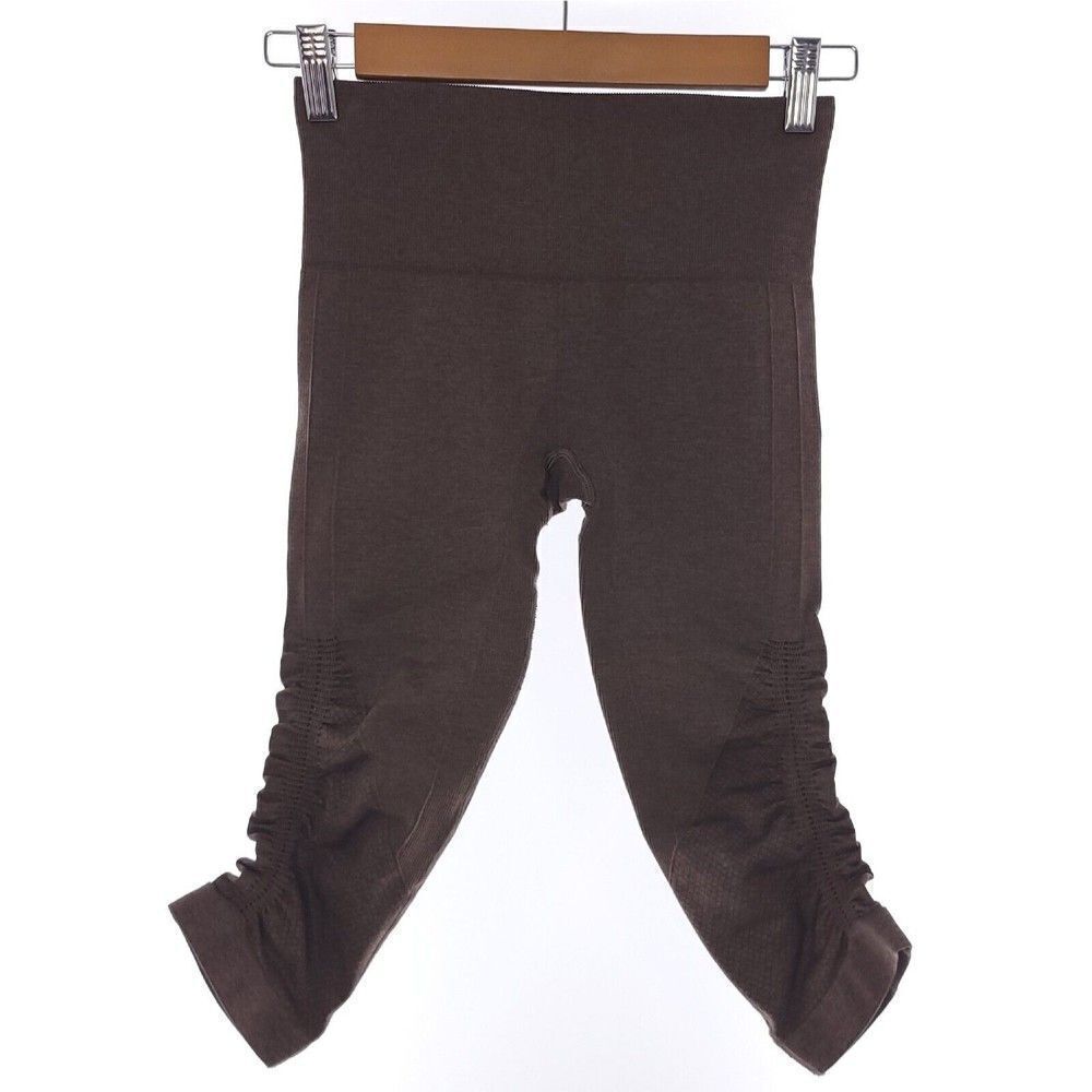 Lululemon Capri Solid Brown Athletic Active Leggi… - image 7
